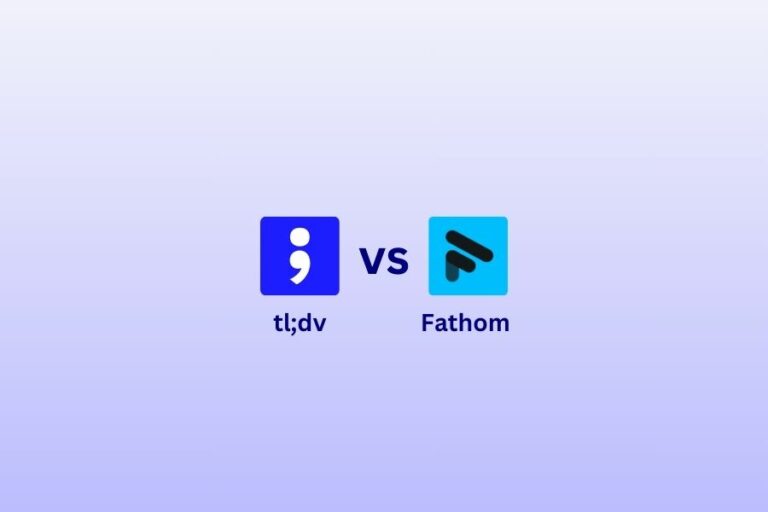 tl;dv vs Fathom illustration